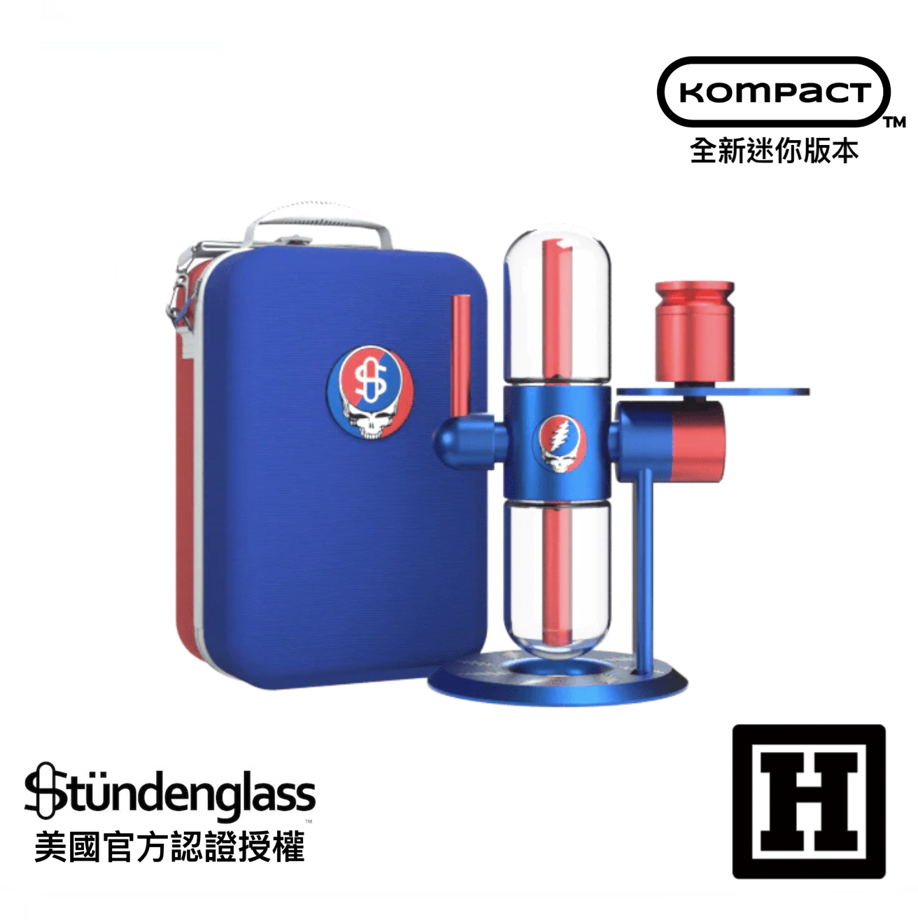 Stundenglass 翻轉重力壺「 Grateful Dead 死之華 迷你版 」