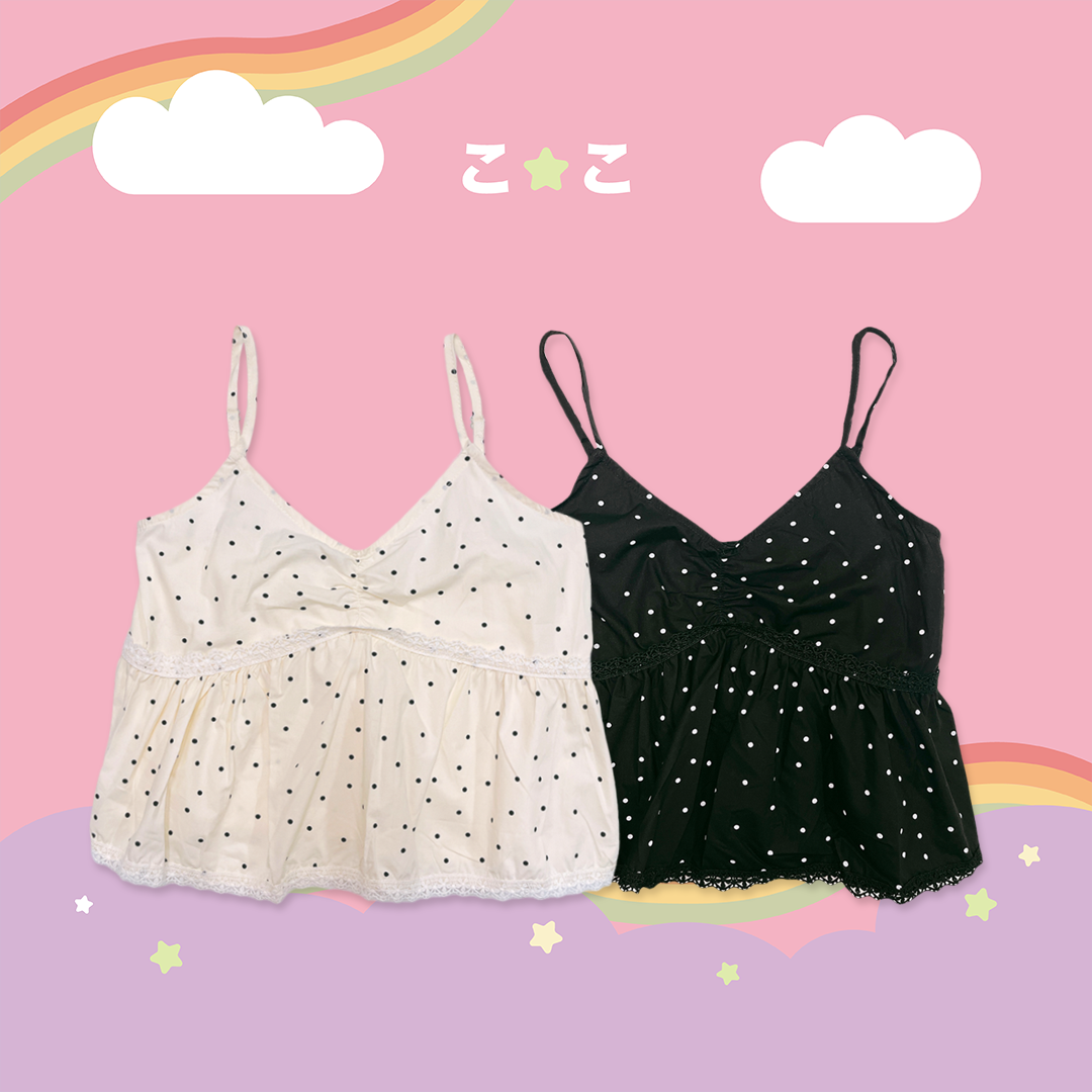 こ♡こ 點點細肩背心