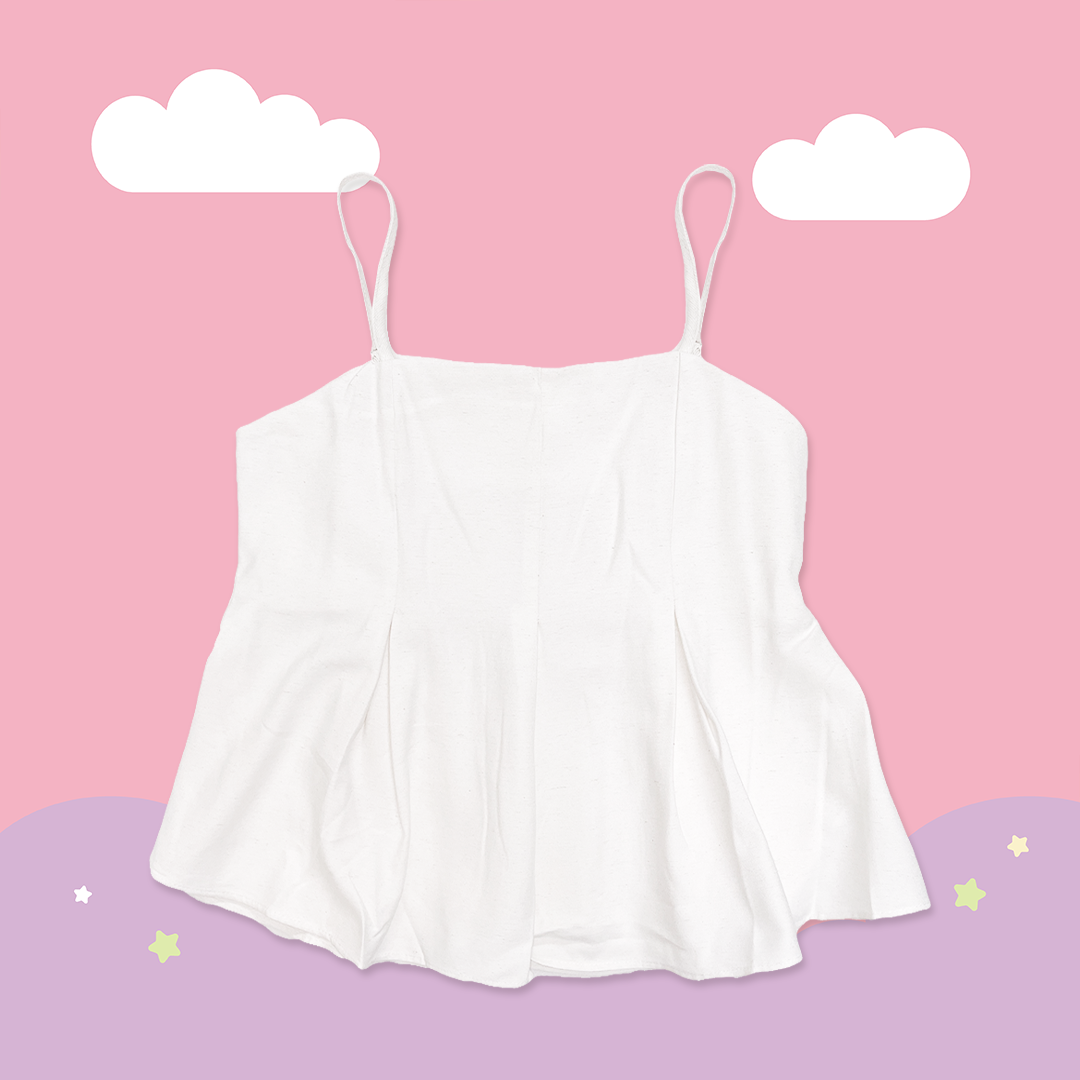 こ♡こ 氣質細肩傘狀背心