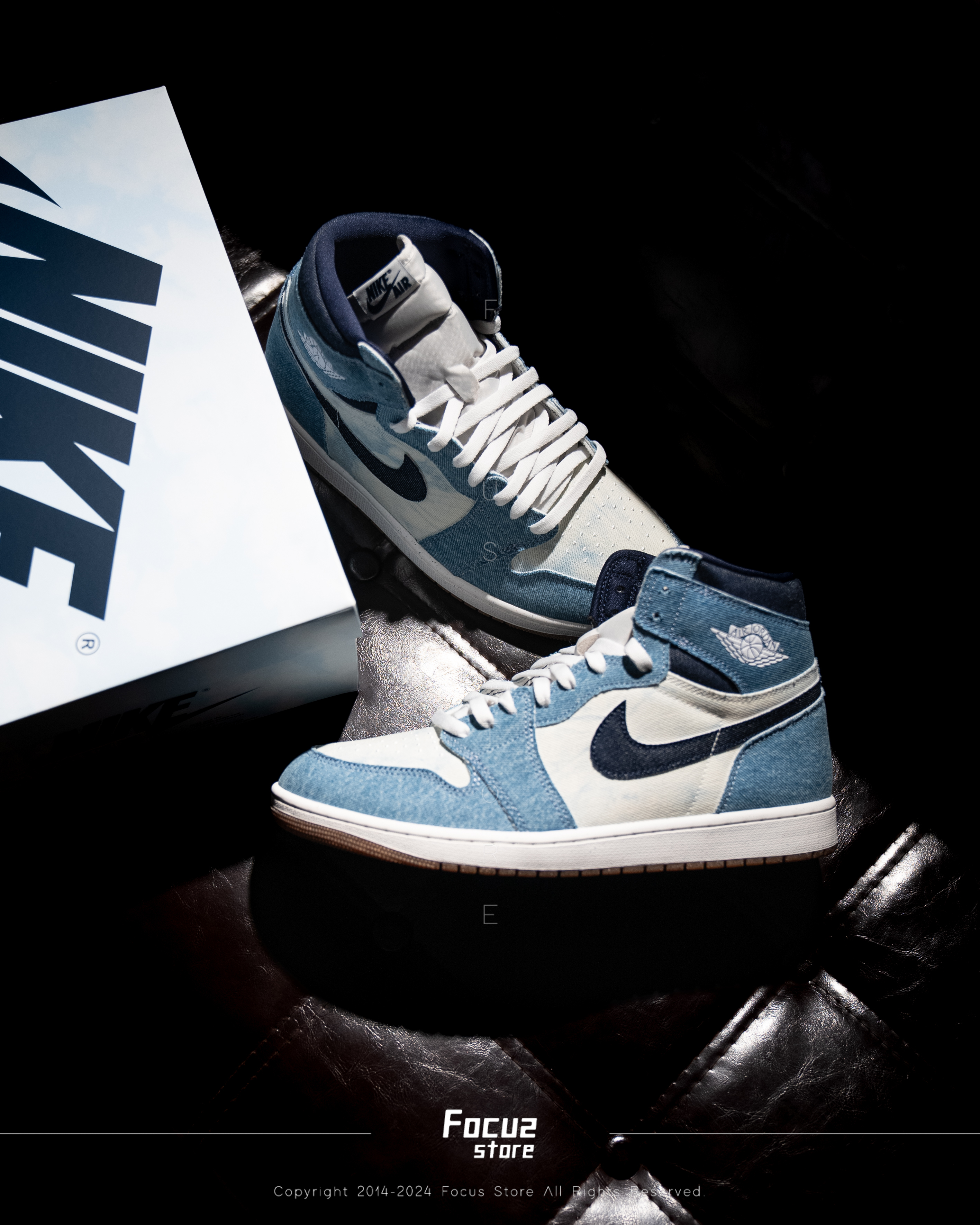 【Focus Store】現貨秒發 Nike Air Jordan 1 Retro High OG "Denim" 牛仔丹寧 高筒 FQ2947-100