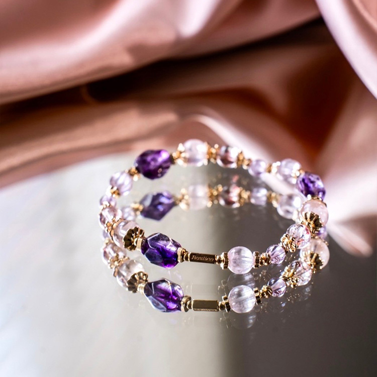 高品款-紫色：紫超七｜紫鋰輝石｜金草莓超七｜雪花幽靈｜紫幽靈