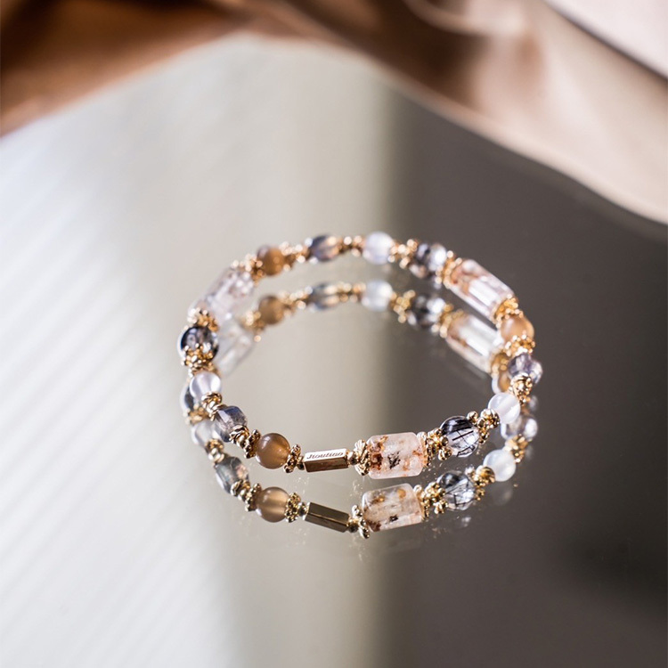 痛過的人：油膽閃靈鑽｜黑髮晶｜白玉髓｜骨幹太陽石｜拉長石