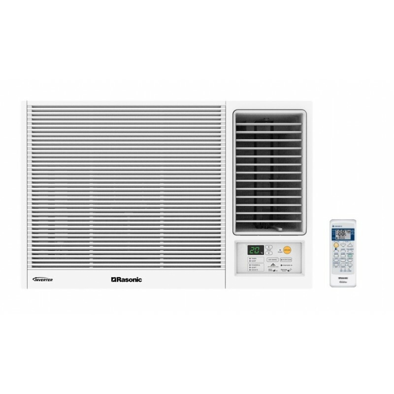 樂信 Rasonic  RC-HU180A‧2匹 R32 變頻淨冷‧nanoe-G 無線遙控‧窗口式冷氣機‧香港行貨,原廠3年全機,5年壓縮機保養‧
