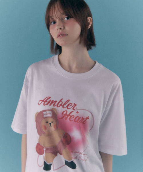 AMBLER - Heart racing AS1109 (White)