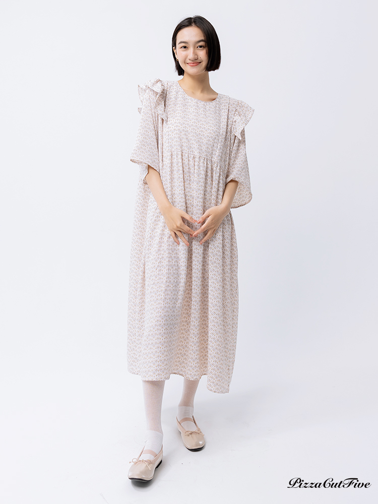 [SALE]復古幾何寬版洋裝 ThePeacePiece TPP242485006