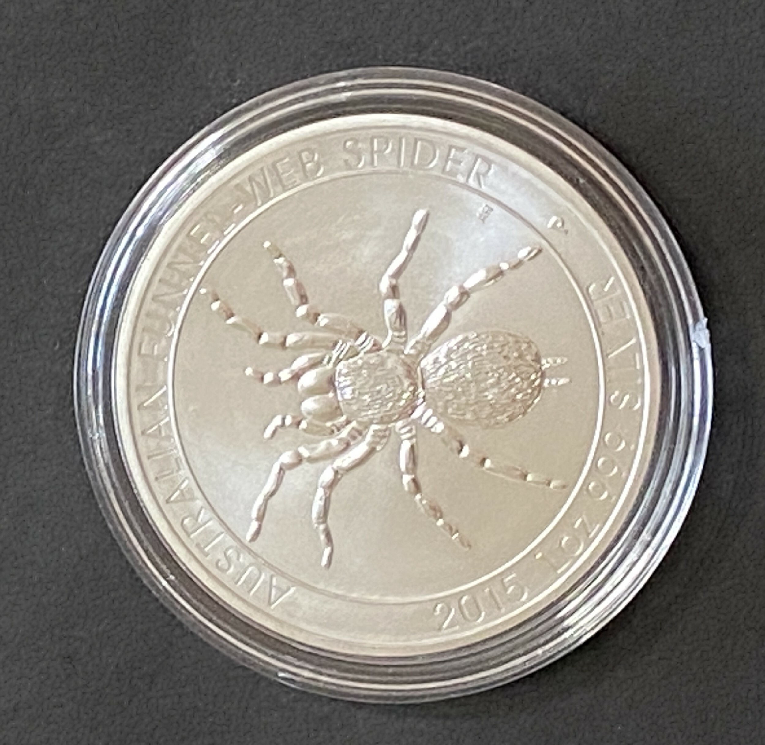 2015 Australia spider 1 oz 99.9% silver coin