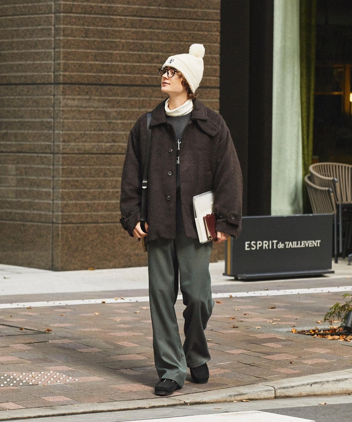 KTQ STORE ‧ EMMA CLOTHES 格紋直筒休閒褲