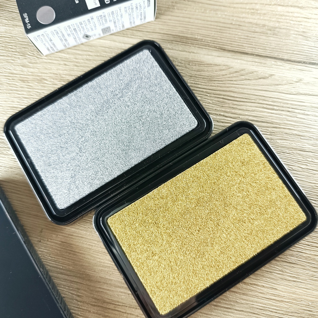 日本Shachihata 寫吉達 金屬色印台 金/銀/補充墨水