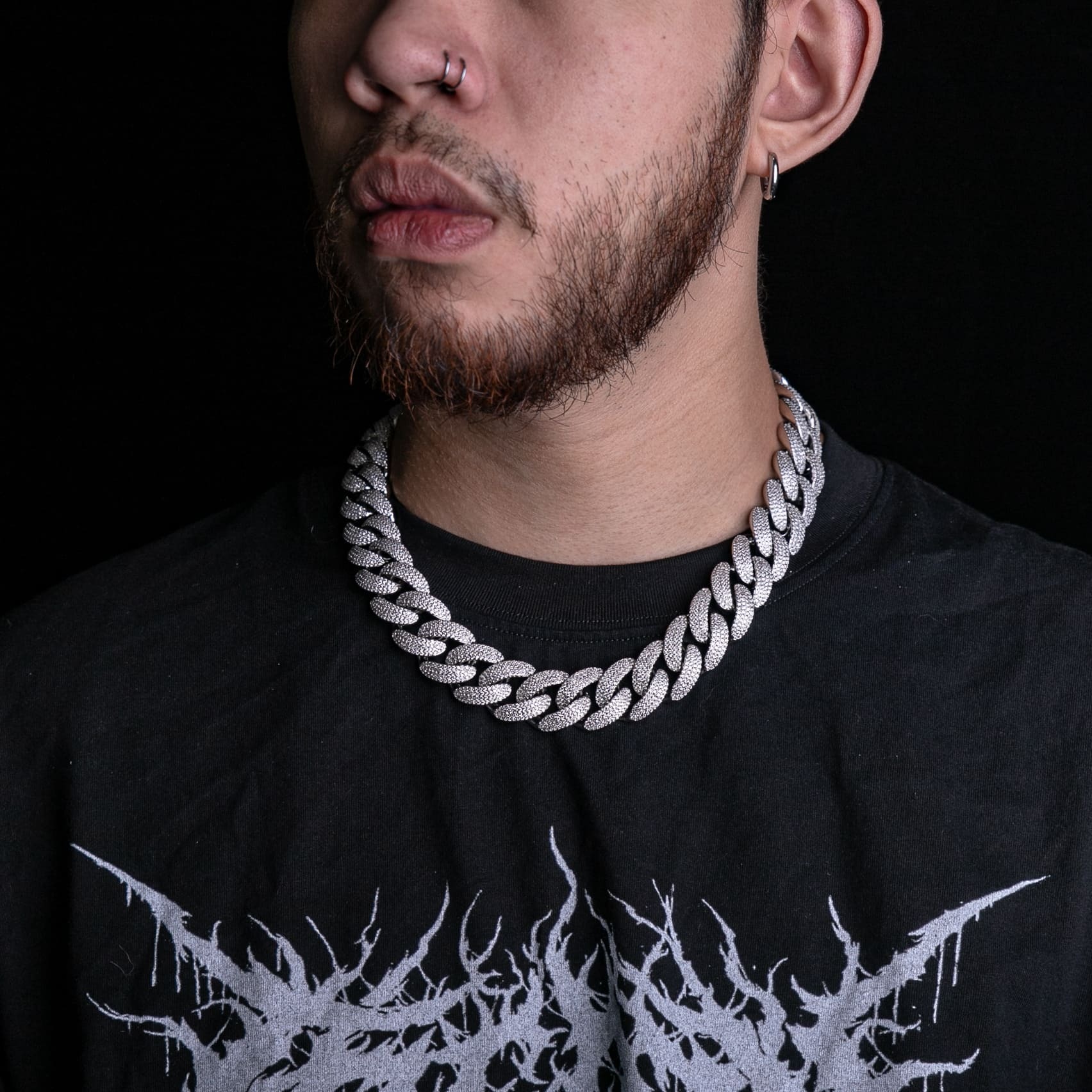 20mm滿鑲四排鑽邁阿密古巴鍊