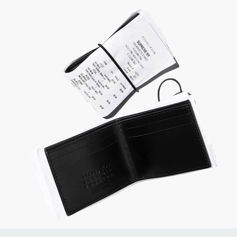 <連線代購商品>Supreme 24SS x MM6 Receipt Wallet  皮夾 白色收據明細 皮包 卡夾 中夾【SUP632】Maison Margiela