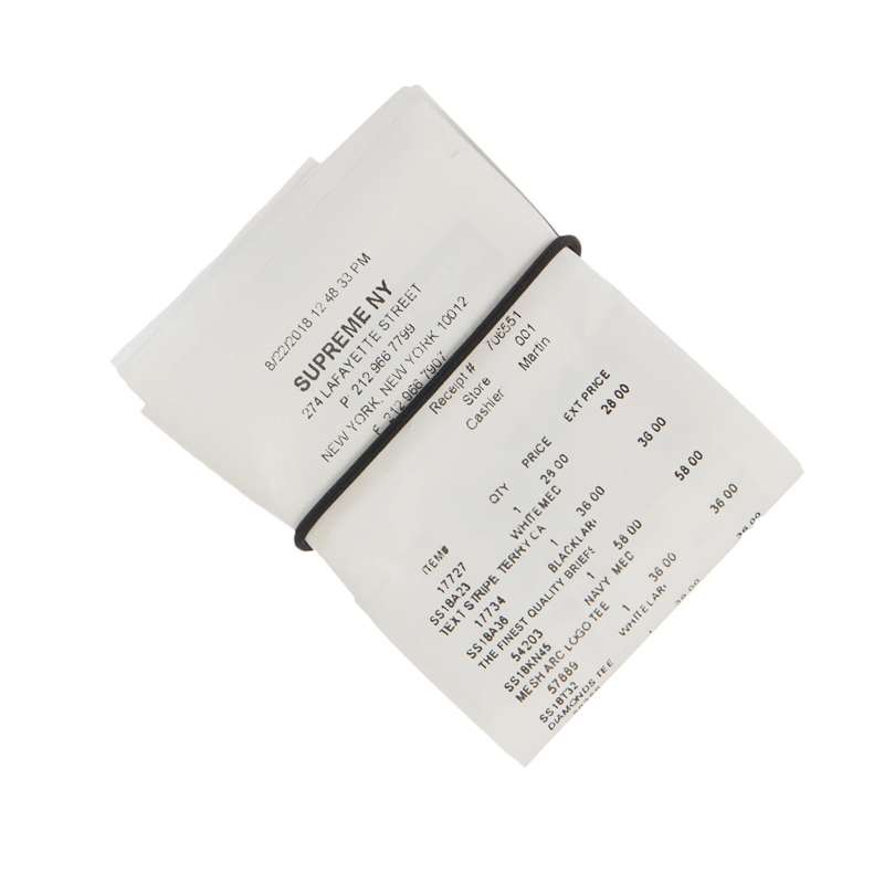 <連線代購商品>Supreme 24SS x MM6 Receipt Wallet  皮夾 白色收據明細 皮包 卡夾 中夾【SUP632】Maison Margiela