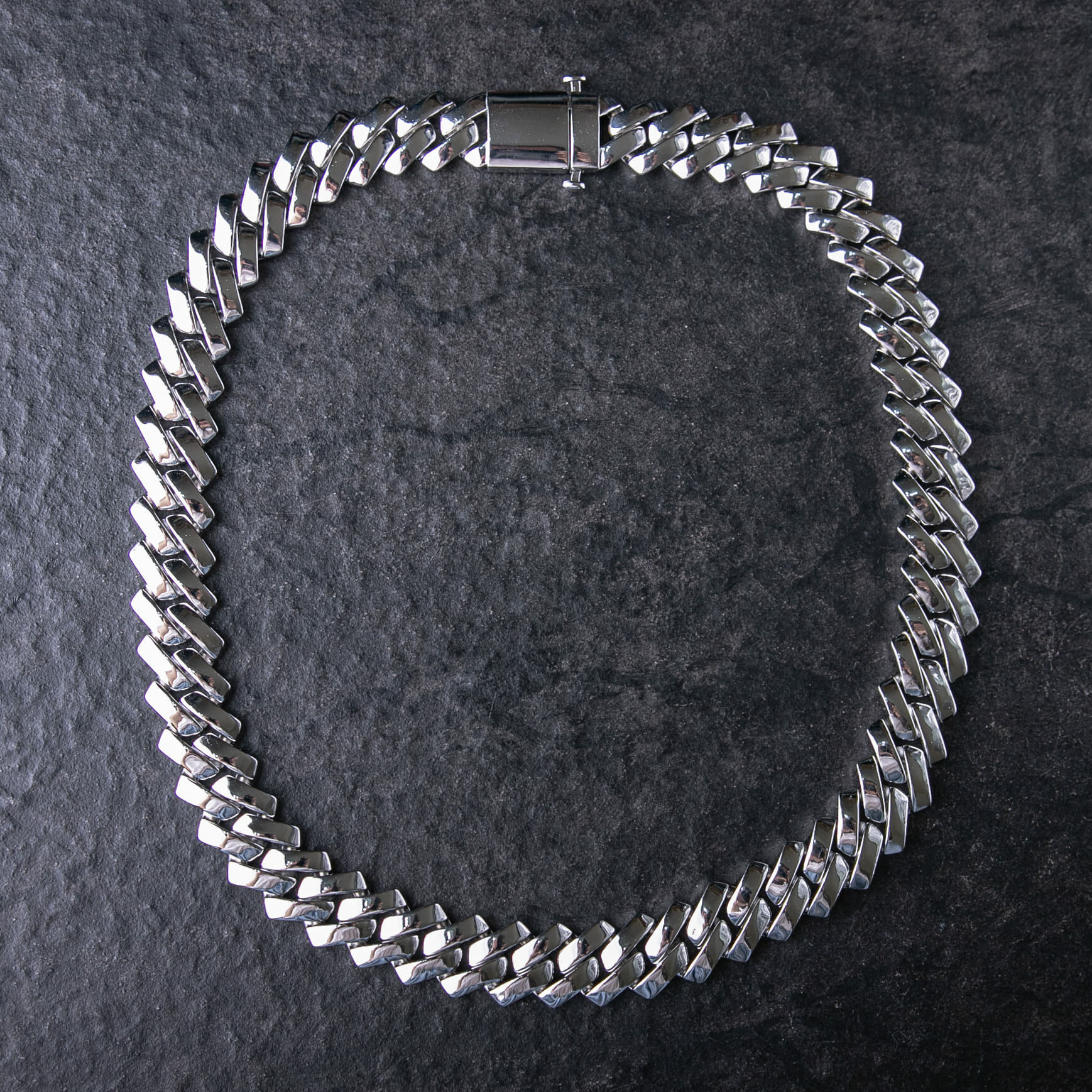 18mm光面菱形古巴鍊