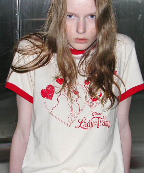 RONRON RINGER LADY AND THE TRAMP SHORT T SHIRT