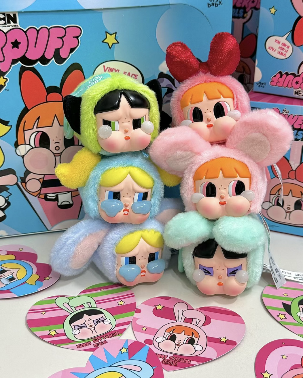 <官方正版授權>POPMART X 飛天小女警 盲盒吊飾 CRYBABY系列 鑰匙圈 泡泡瑪特 搪膠 毛絨