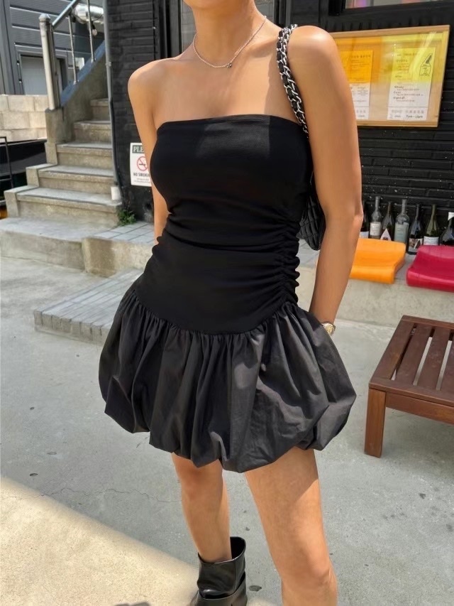 [PROJECT WAVE] BALLOON OFF-SHOULDER DRESS