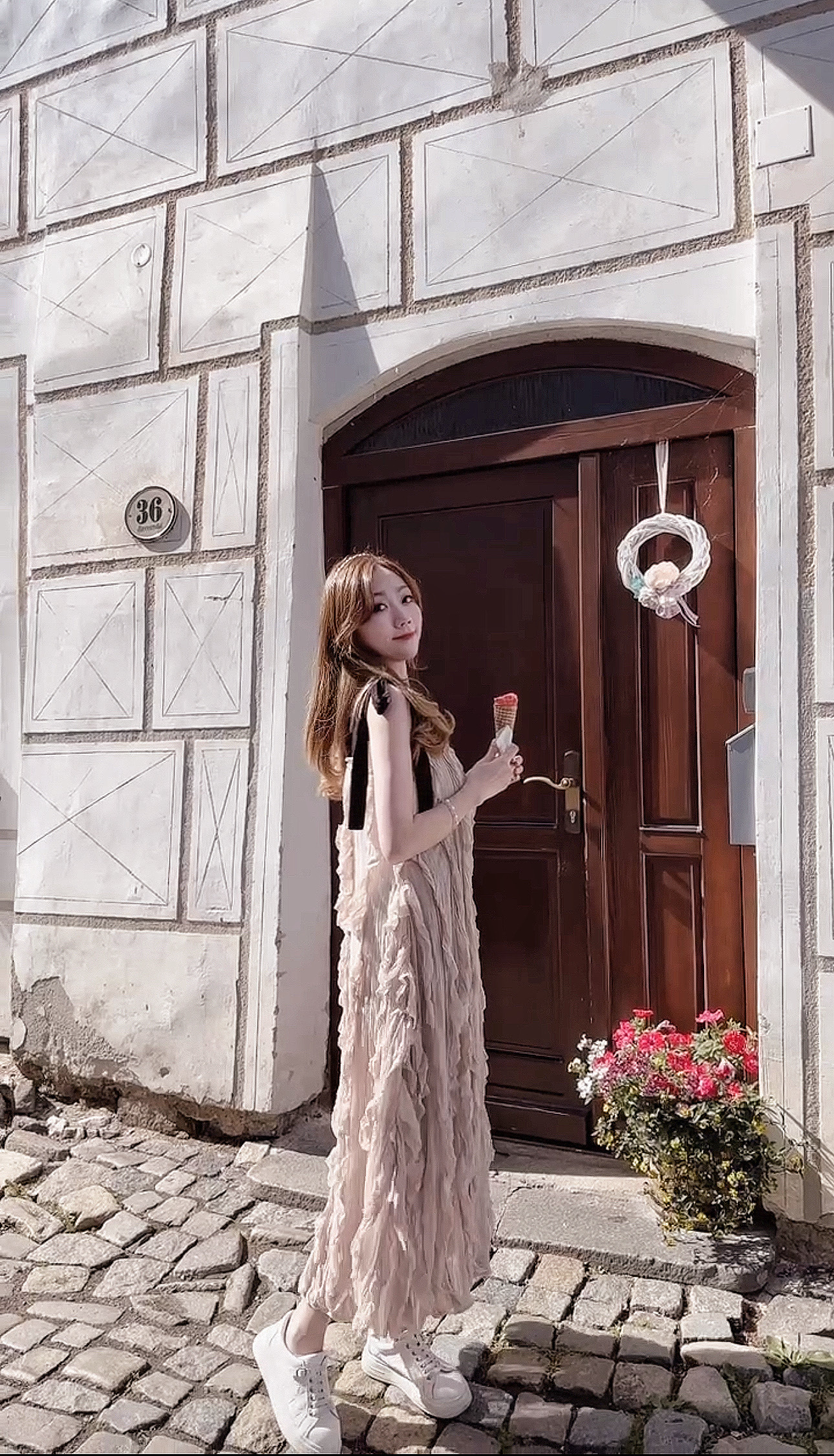 *MADE BY BJ2* THE PASTEL NUDE RIBBON DRESS