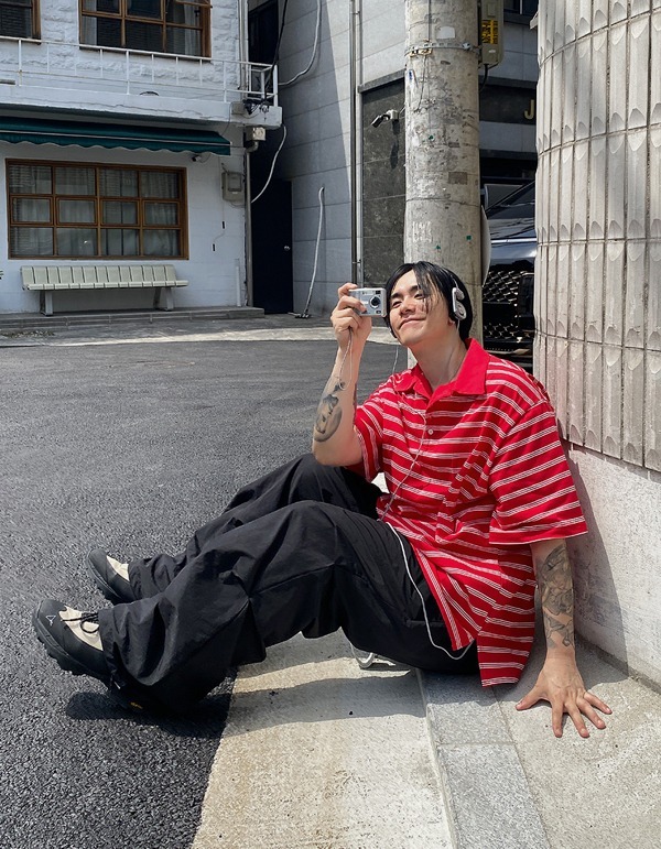 復古領子短袖T恤