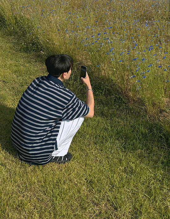 復古領子短袖T恤
