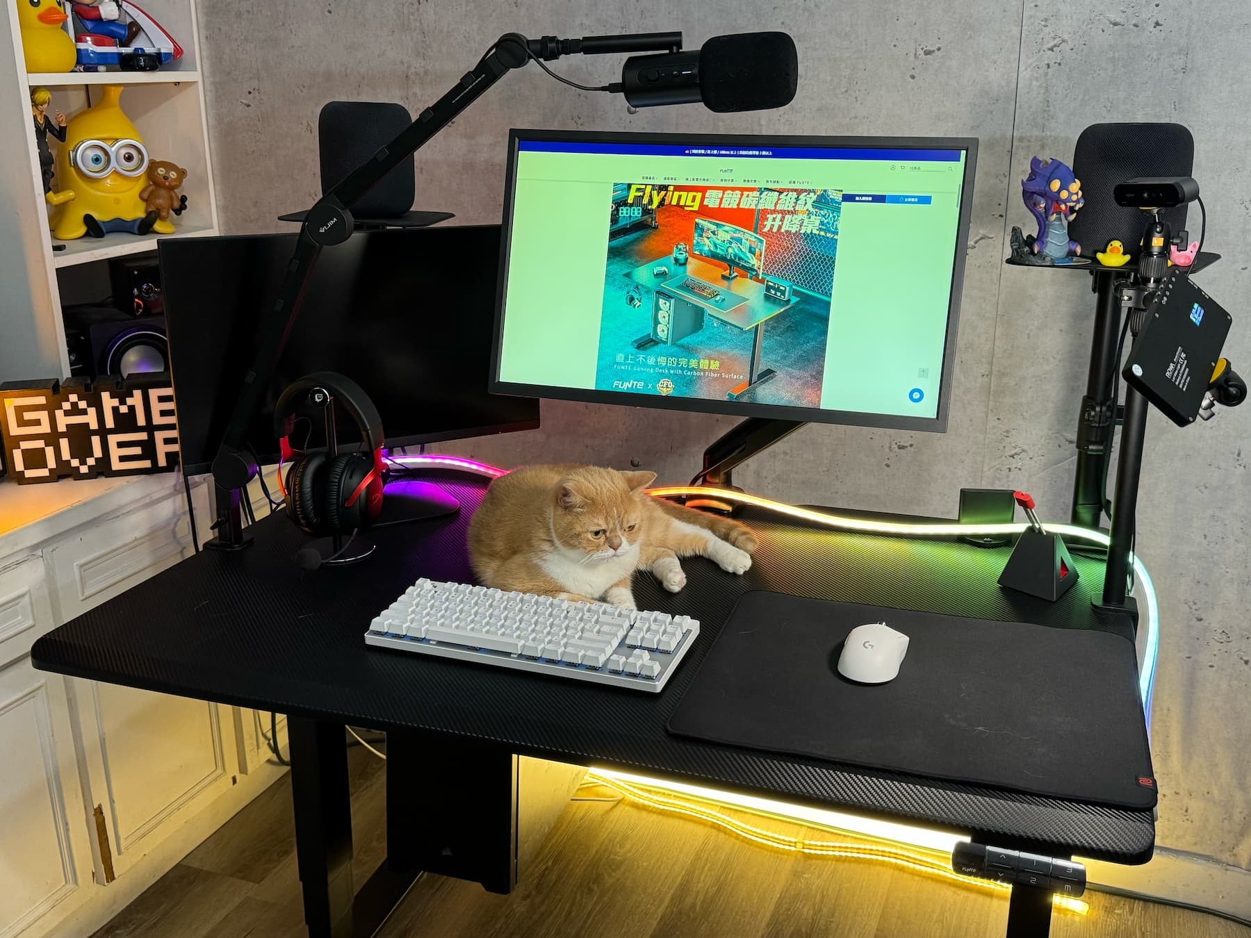 DPOWER-FUNTE電競Flying升降桌