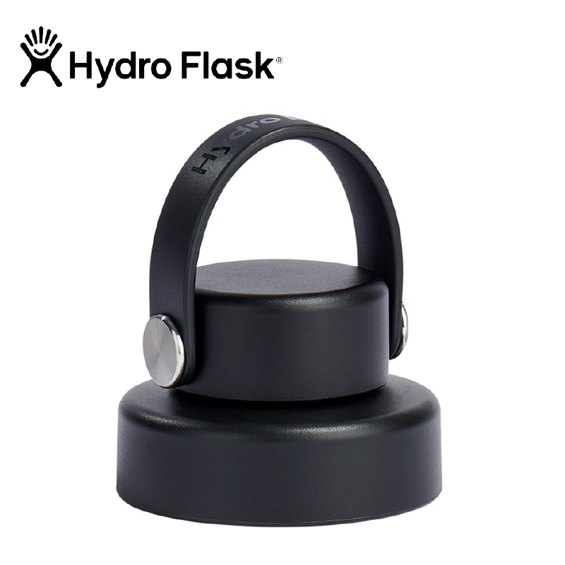 Hydro Flask 美國 寬口雙頭提環型瓶蓋 時尚黑 52HFWFCC001