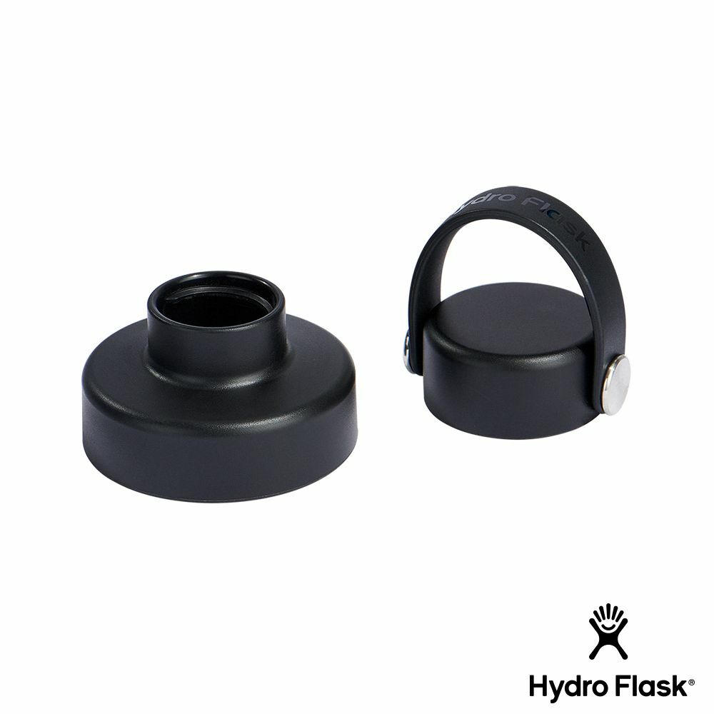 Hydro Flask 美國 寬口雙頭提環型瓶蓋 時尚黑 52HFWFCC001