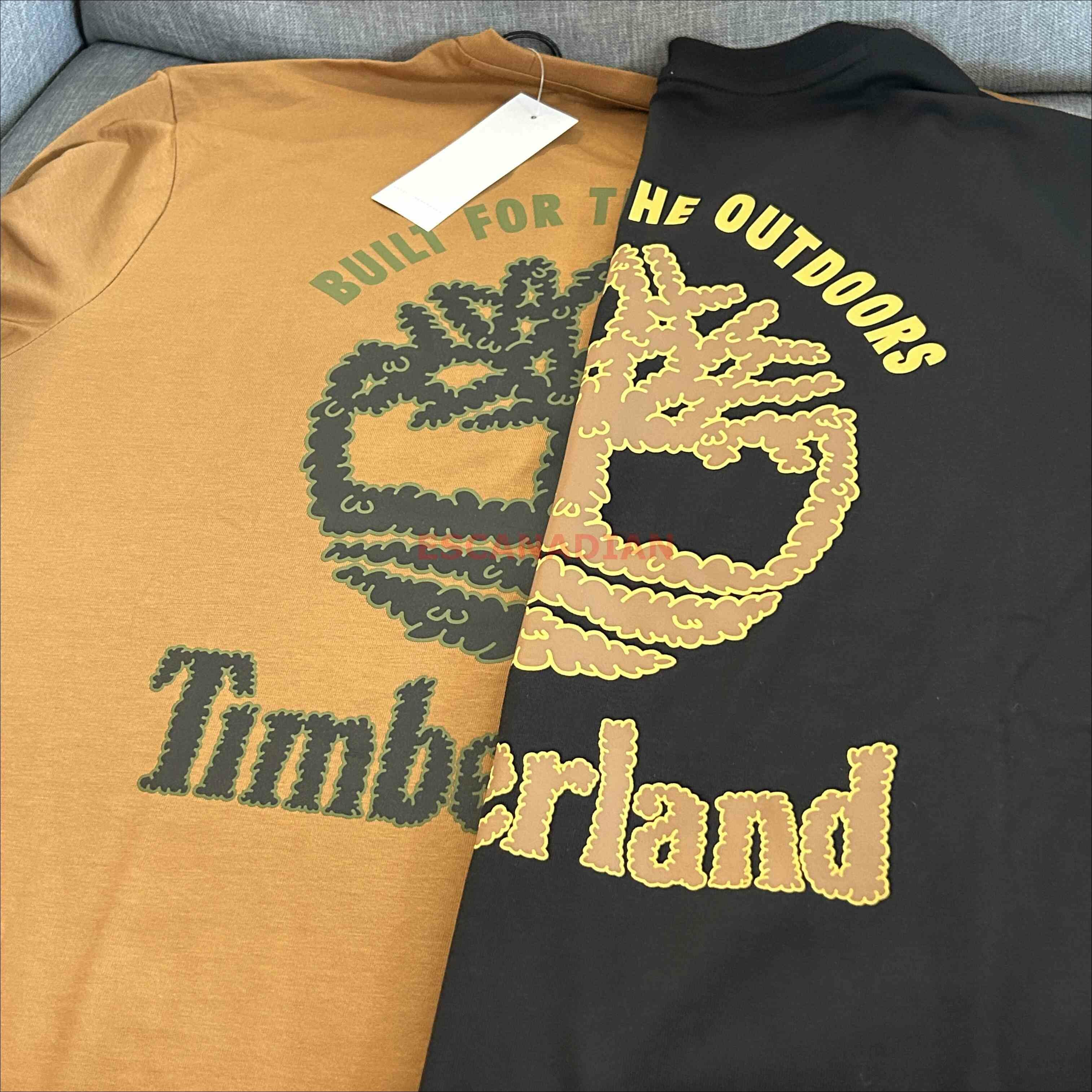 Timberland 大人 戶外 正反面LOGO 短TEE (2色) (背面大LOGO)