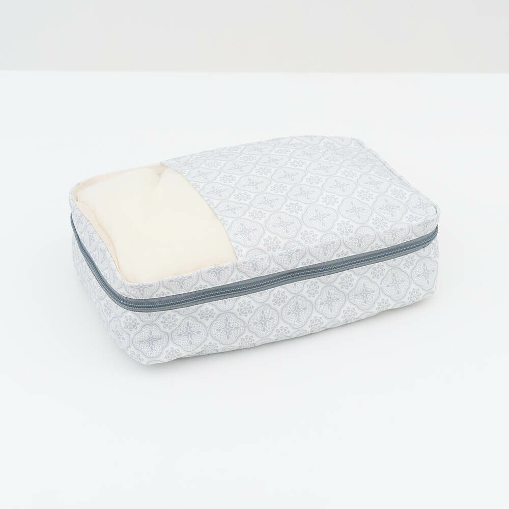 Packing Cube/Begonia Glass Pattern/Tranquil Grey