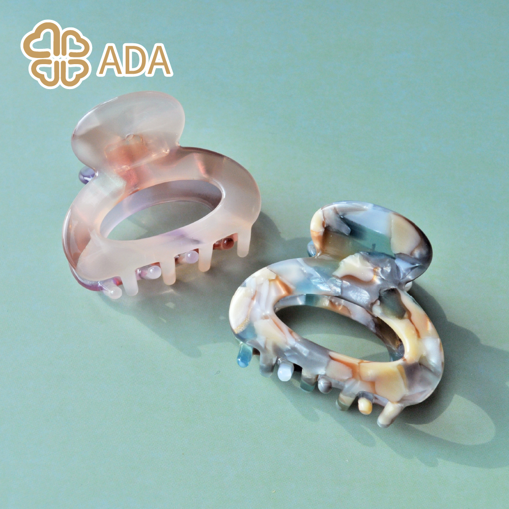 ADA 韓系百搭亮面合金抓夾1入〈全2款〉