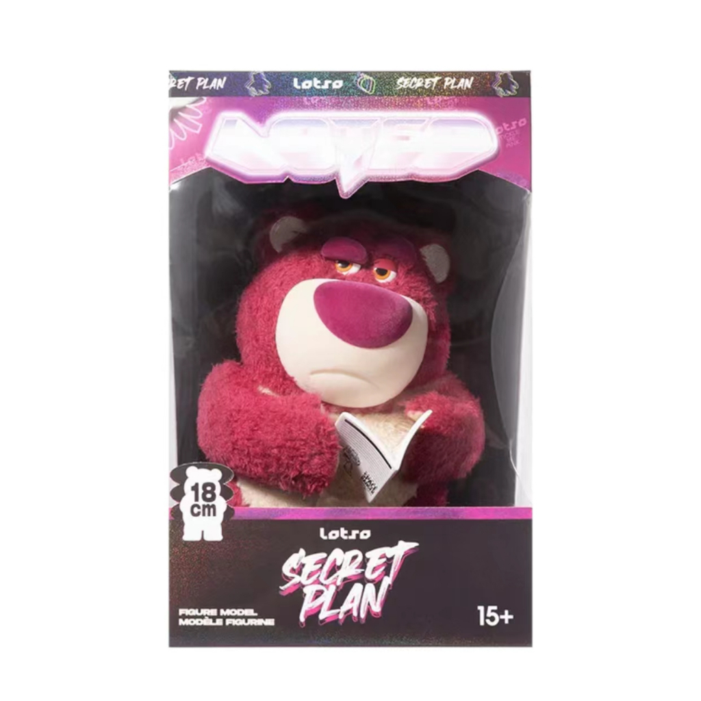 限量版LOTSO SECRET PLAN 勞蘇秘密計劃主題 毛毛手辦公仔18cm