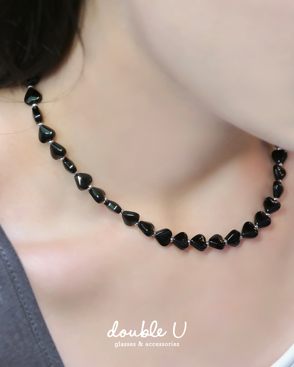 百搭愛心串接項鍊・Necklace (GNM10112)