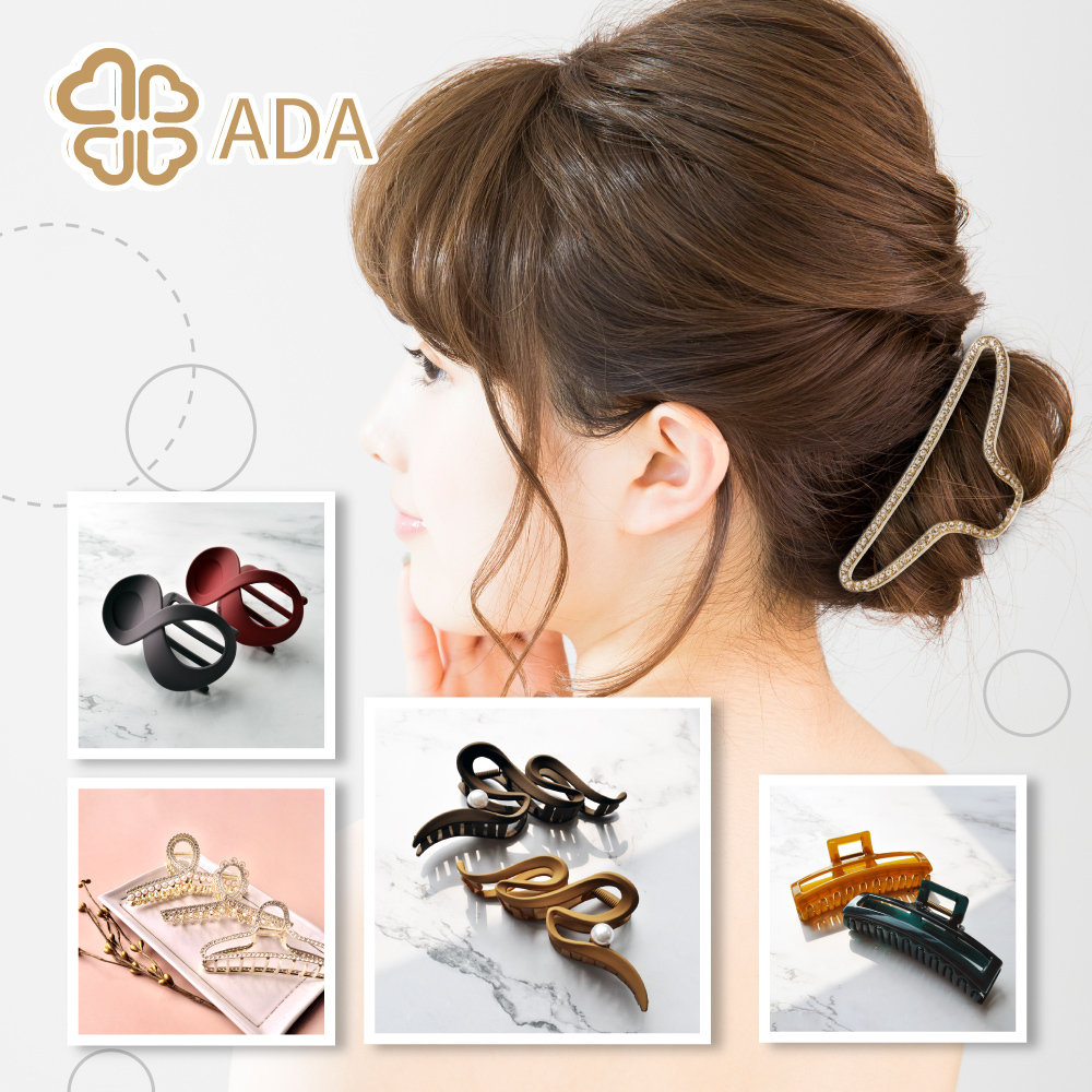 ADA 磨砂八字鴨嘴夾1入〈全2款〉