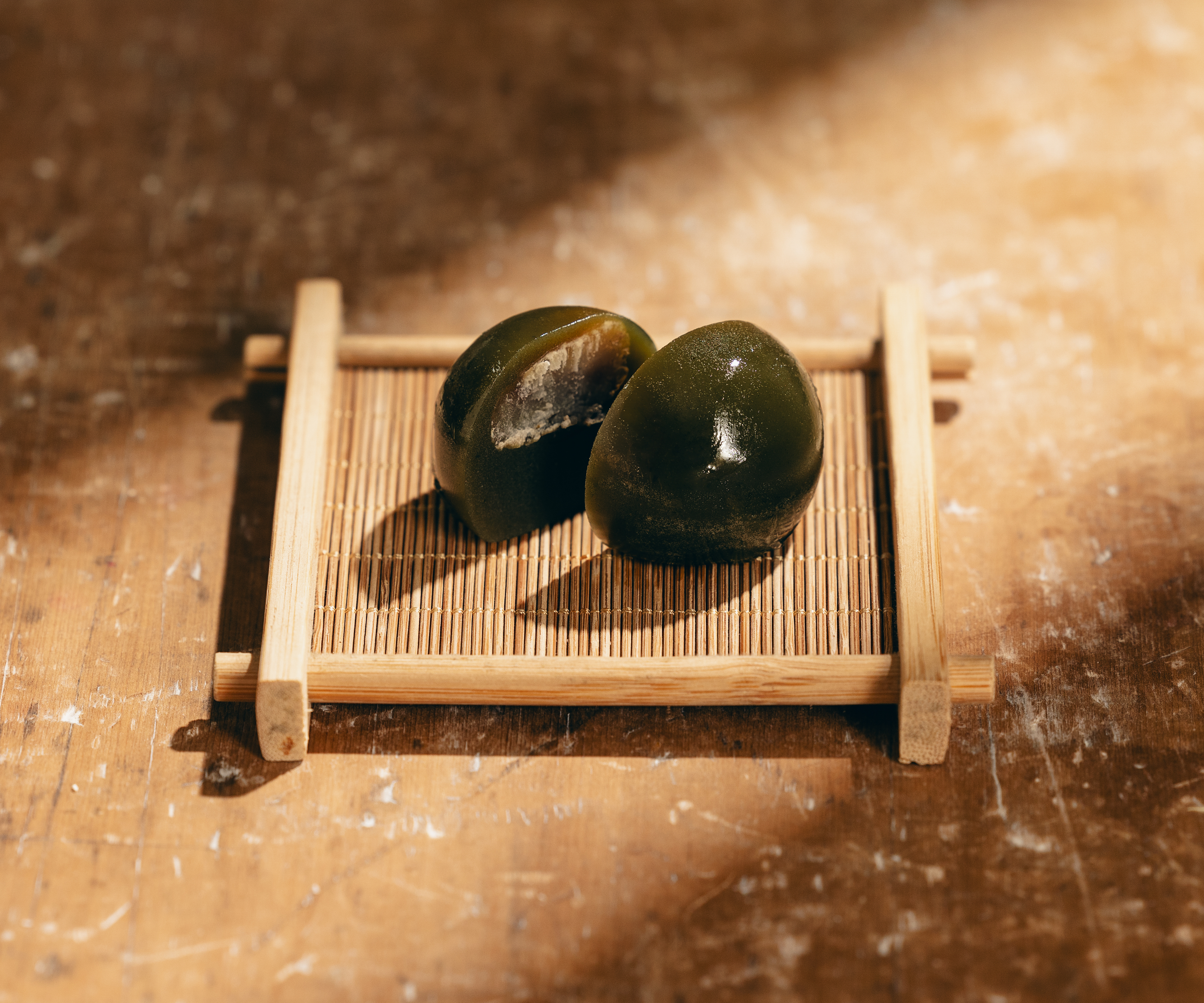 抹茶栗子羊羹