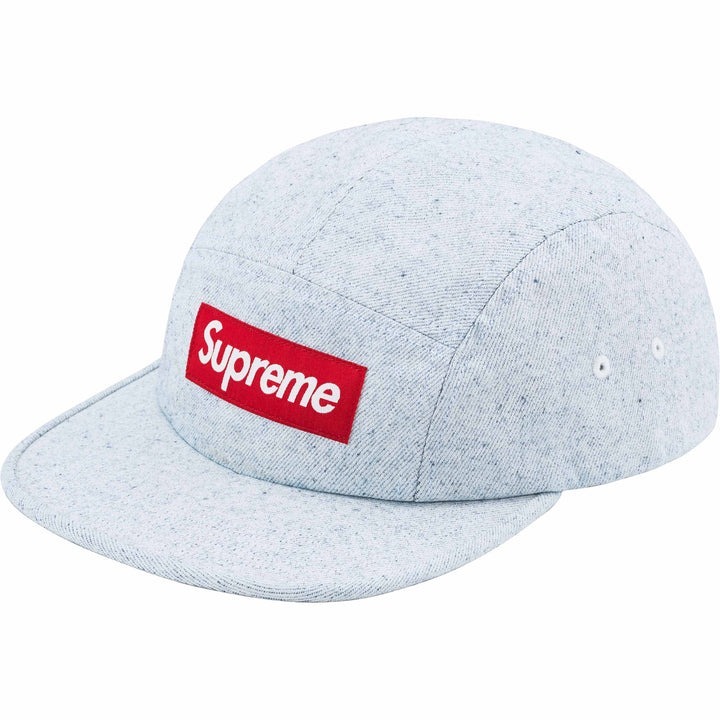 現貨┃Supreme Coated Denim Camp Cap 丹寧 水洗 五分割帽