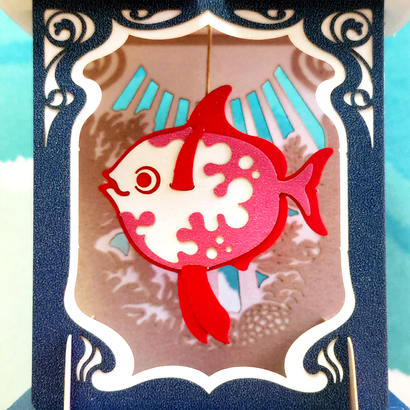 機關紙藝：鐘擺小夜燈－月亮魚