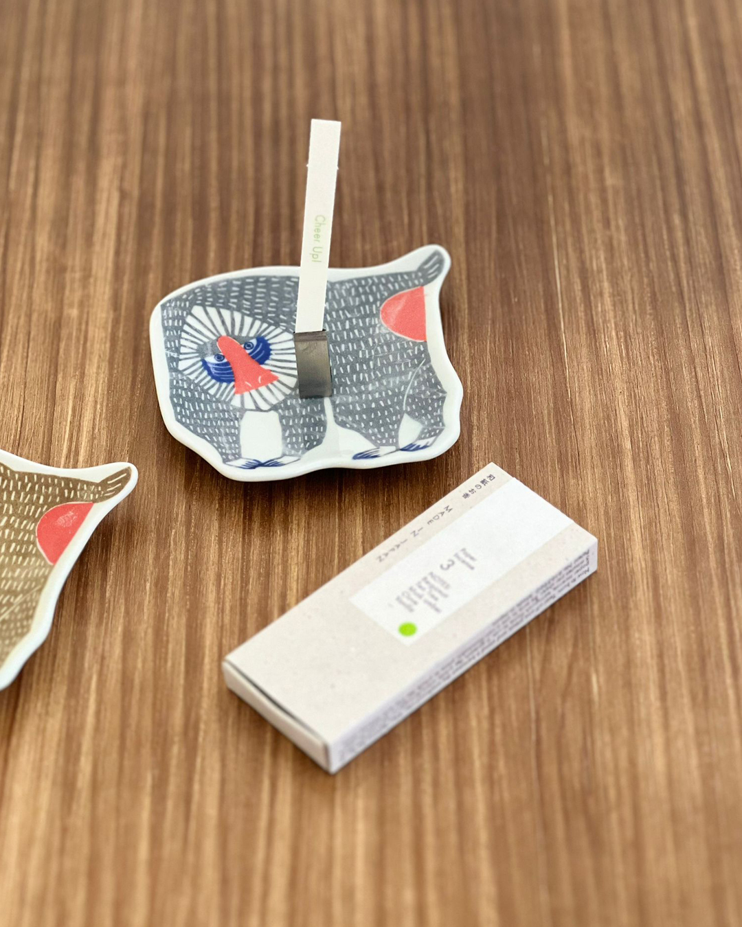 印判手 山魈豆皿 灰｜倉敷意匠 x kata kata