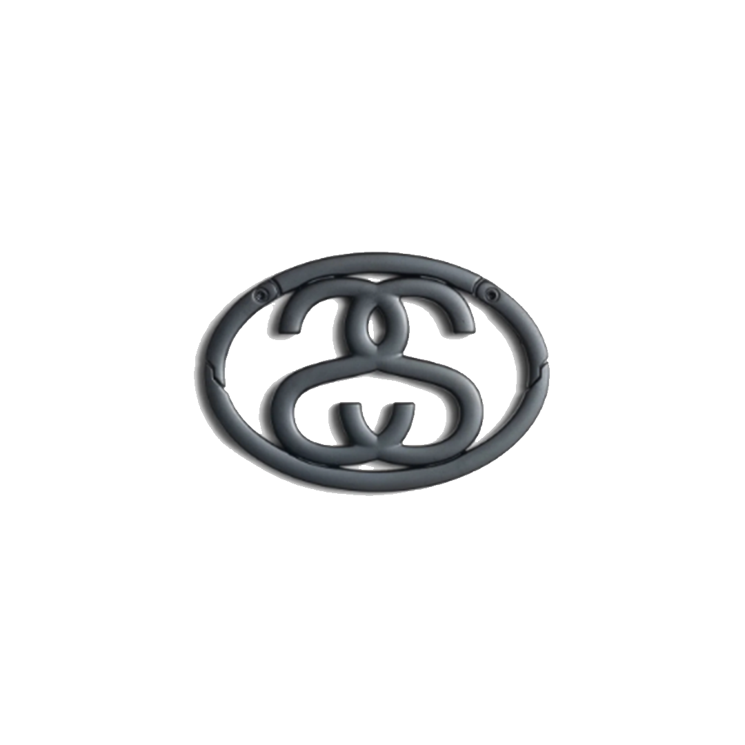 完売品　SS LINK TWIST CARABINER Stussy カラビナ Stussy Ss Link Twist Carabiner Brushed Nickel Men's - SS25 - US
