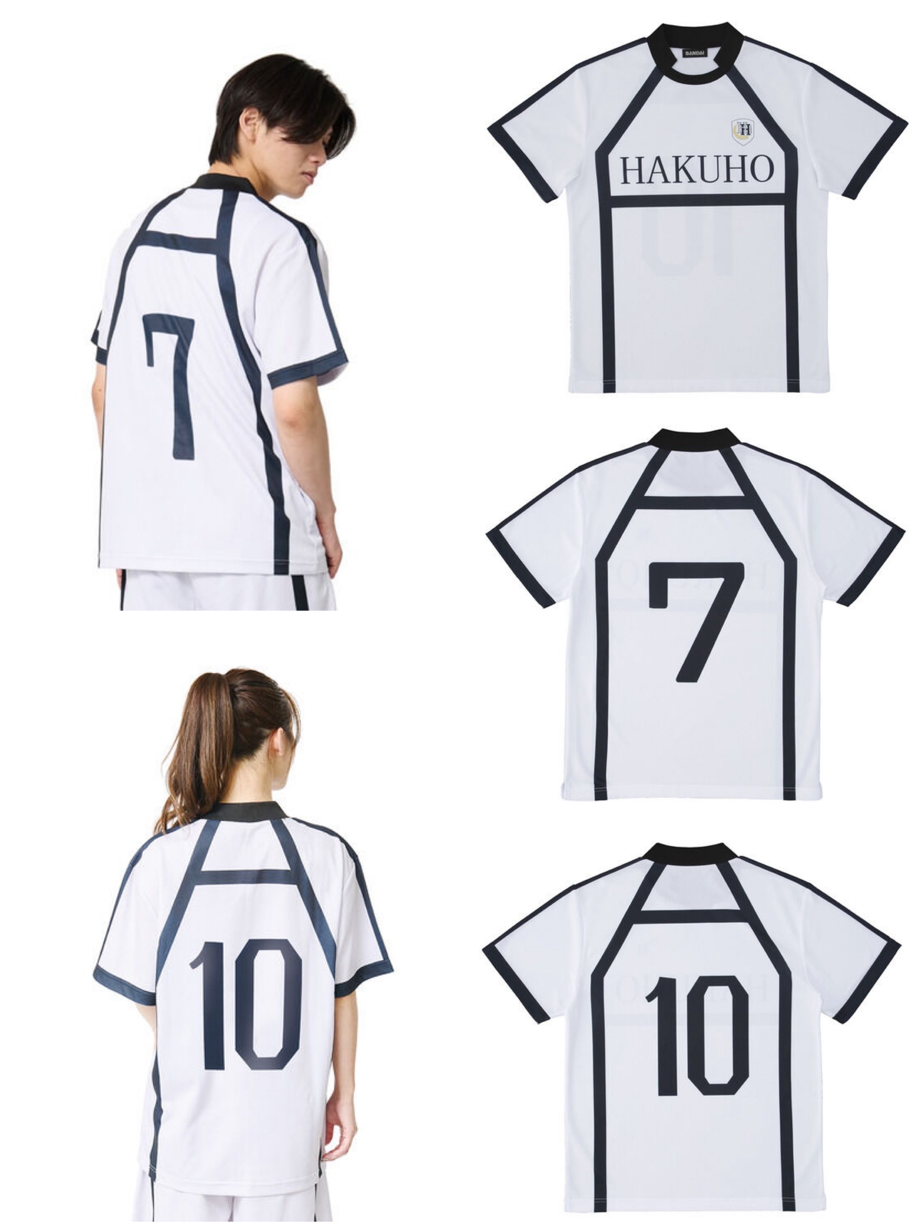 221292 Pbandai 預訂2025/4月 劇場版ブルーロック-EPISODE凪- 白宝高校 ユニフォームコレクション トップス