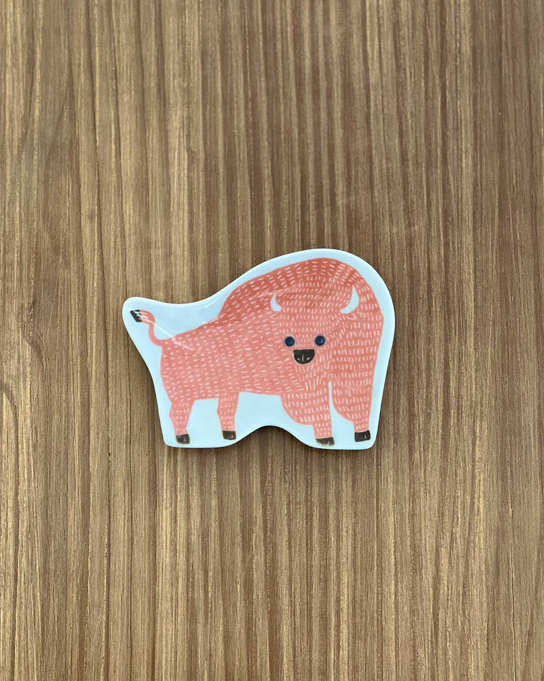 印判手 野牛豆皿｜倉敷意匠 x kata kata