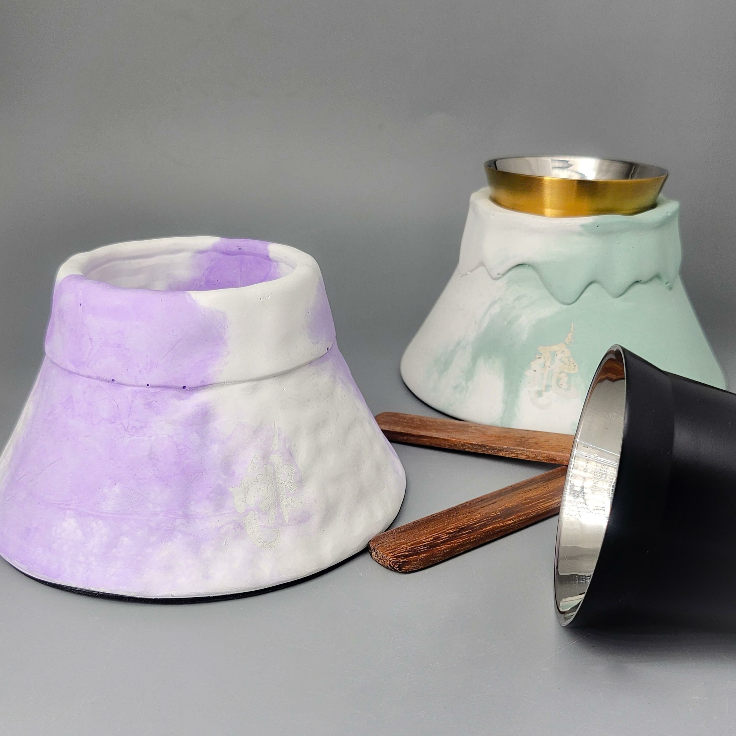 富士山 • 水泥咖啡杯套裝