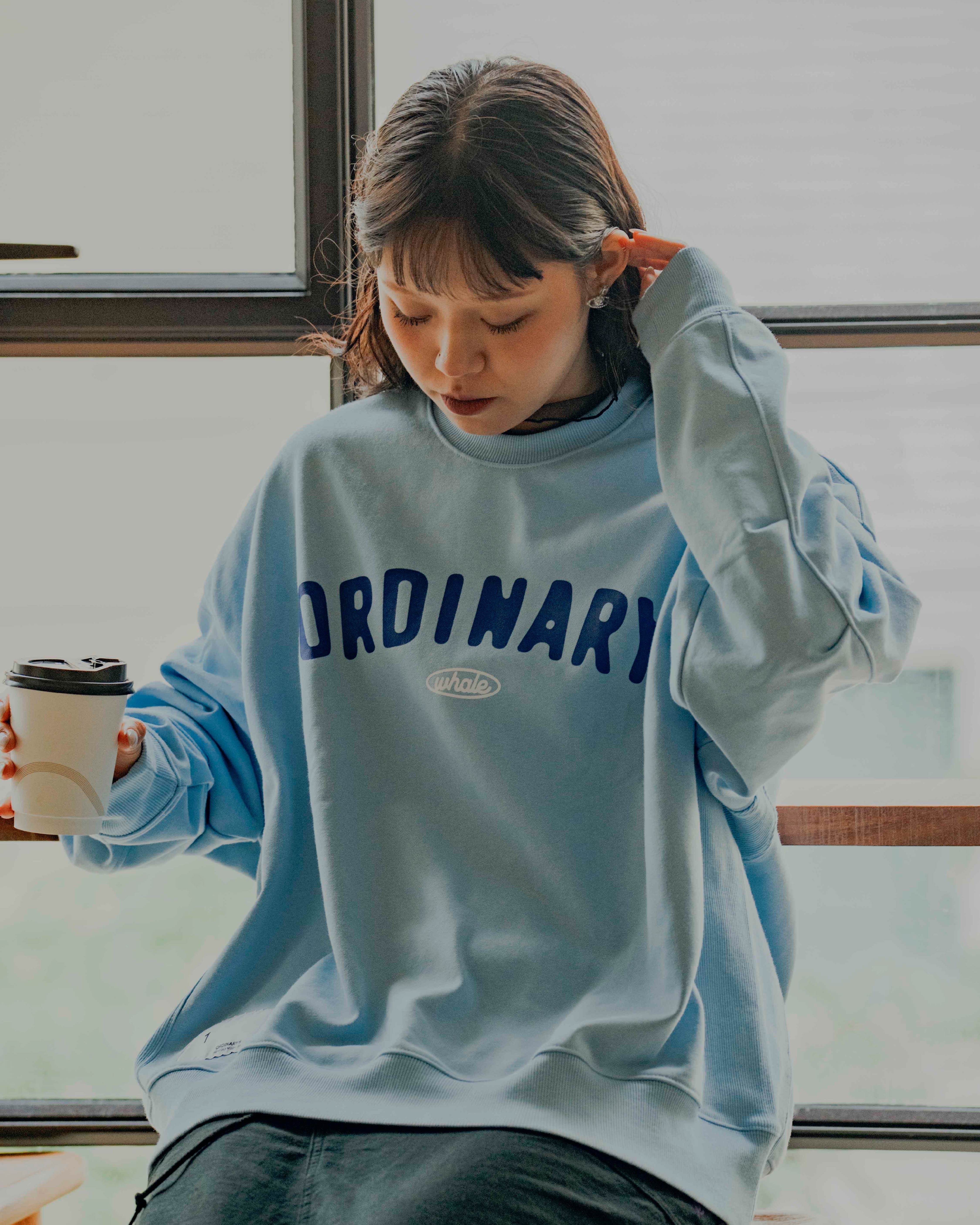 Ordinary Whale Big Logo Sweatshirt