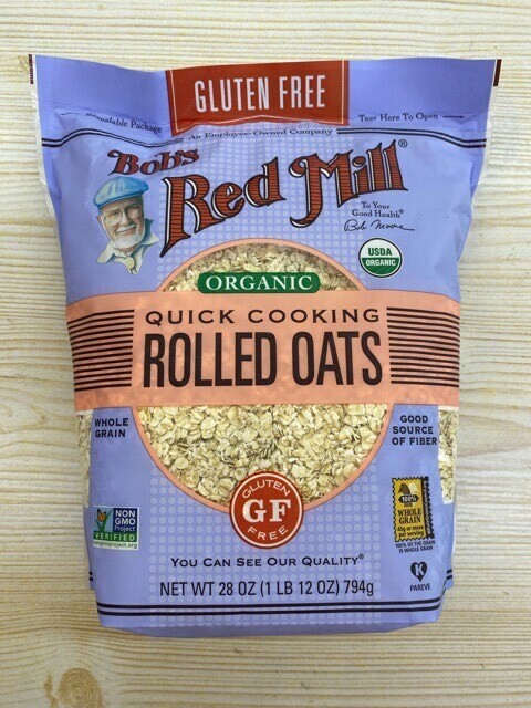 Bob Red Mill 無麩質有機快煮燕麥片 28oz / 794g (最佳食用日期為 2026年10月2日)