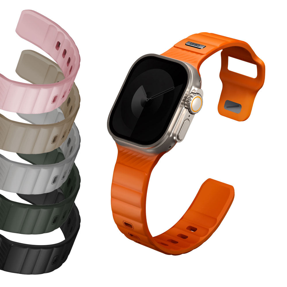 UNIQ Stride 防水FKM橡膠不鏽鋼高質感錶帶 for Apple Watch