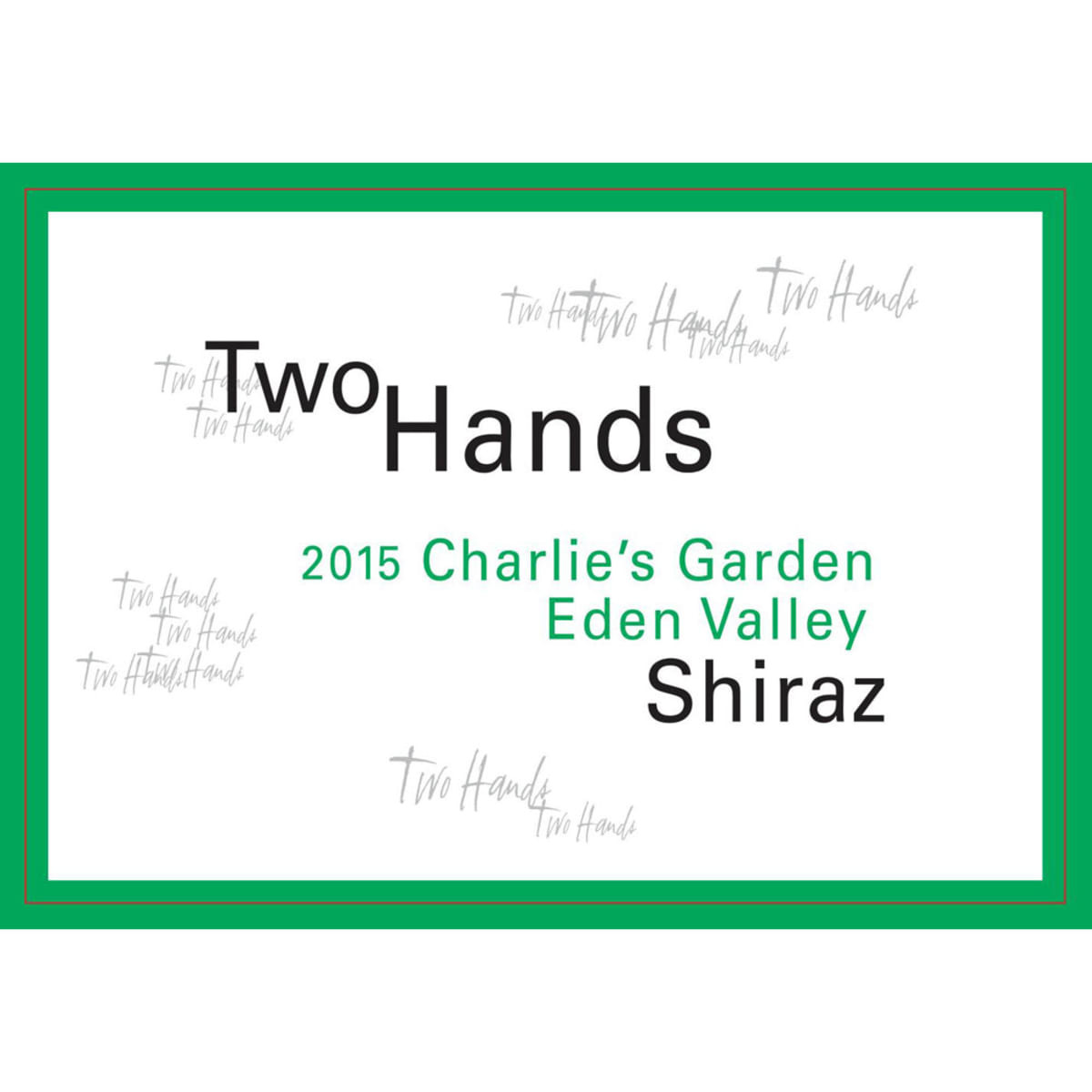 Two Hands Charlie's Garden Shiraz 2017 (RP93)