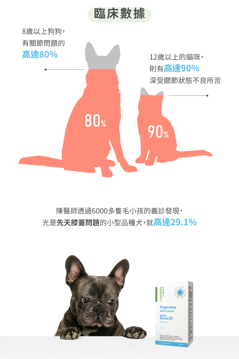 先天膝蓋問題的小型品種犬高達29.14%