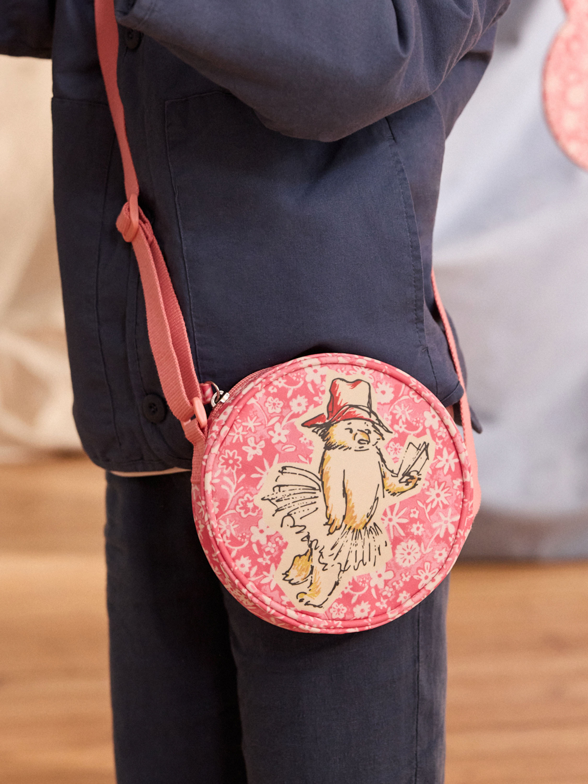 Paddington柏靈頓熊聯名兒童圓形斜背包