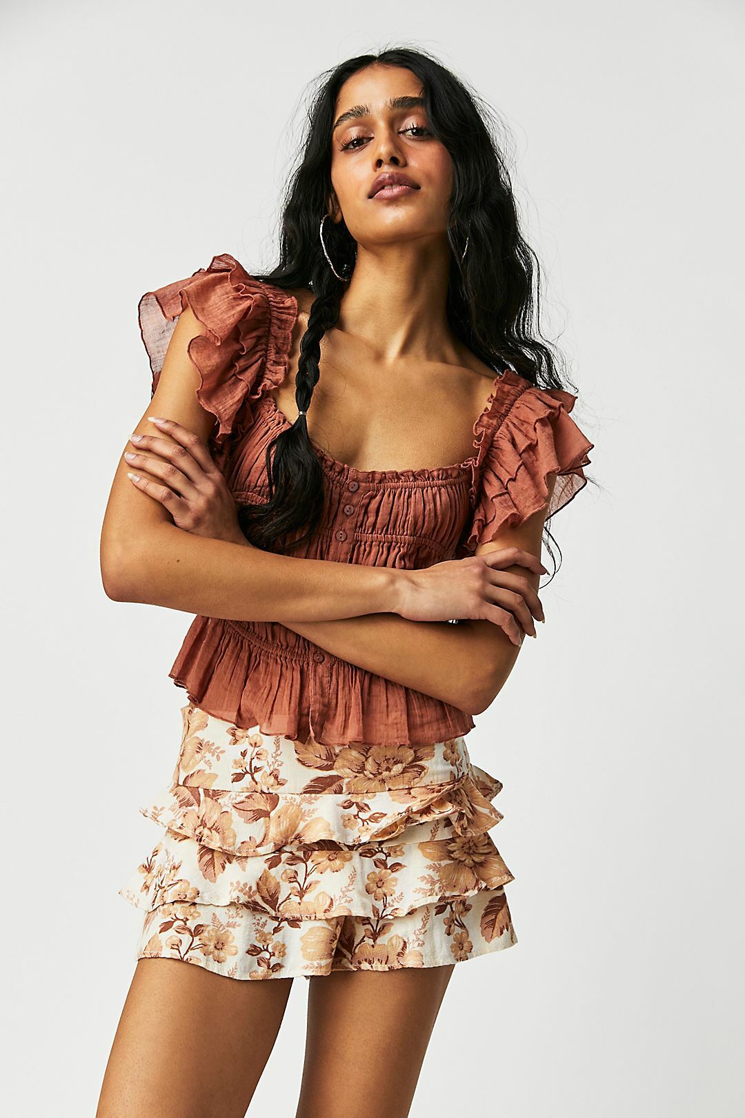 Tiered Short 層次印花小短褲