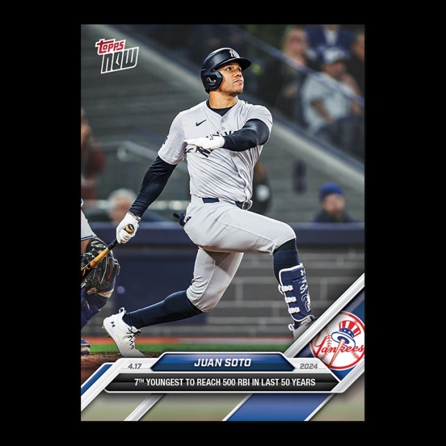 MLB球員卡 Juan Soto - 2024 MLB TOPPS NOW® Card 89 - PR: 984