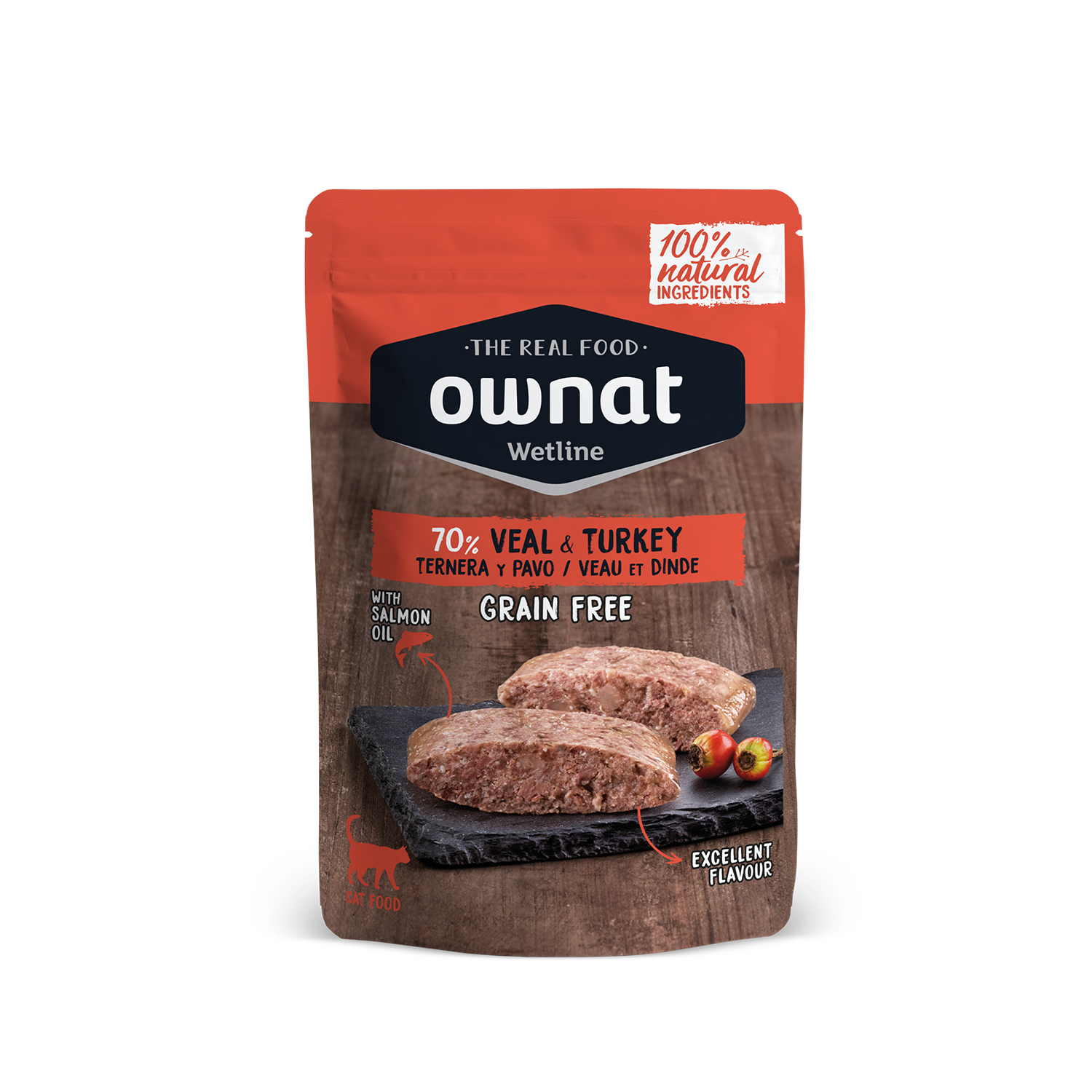OWNAT 純天然貓咪濕糧| 放牧小牛肉火雞| 85g