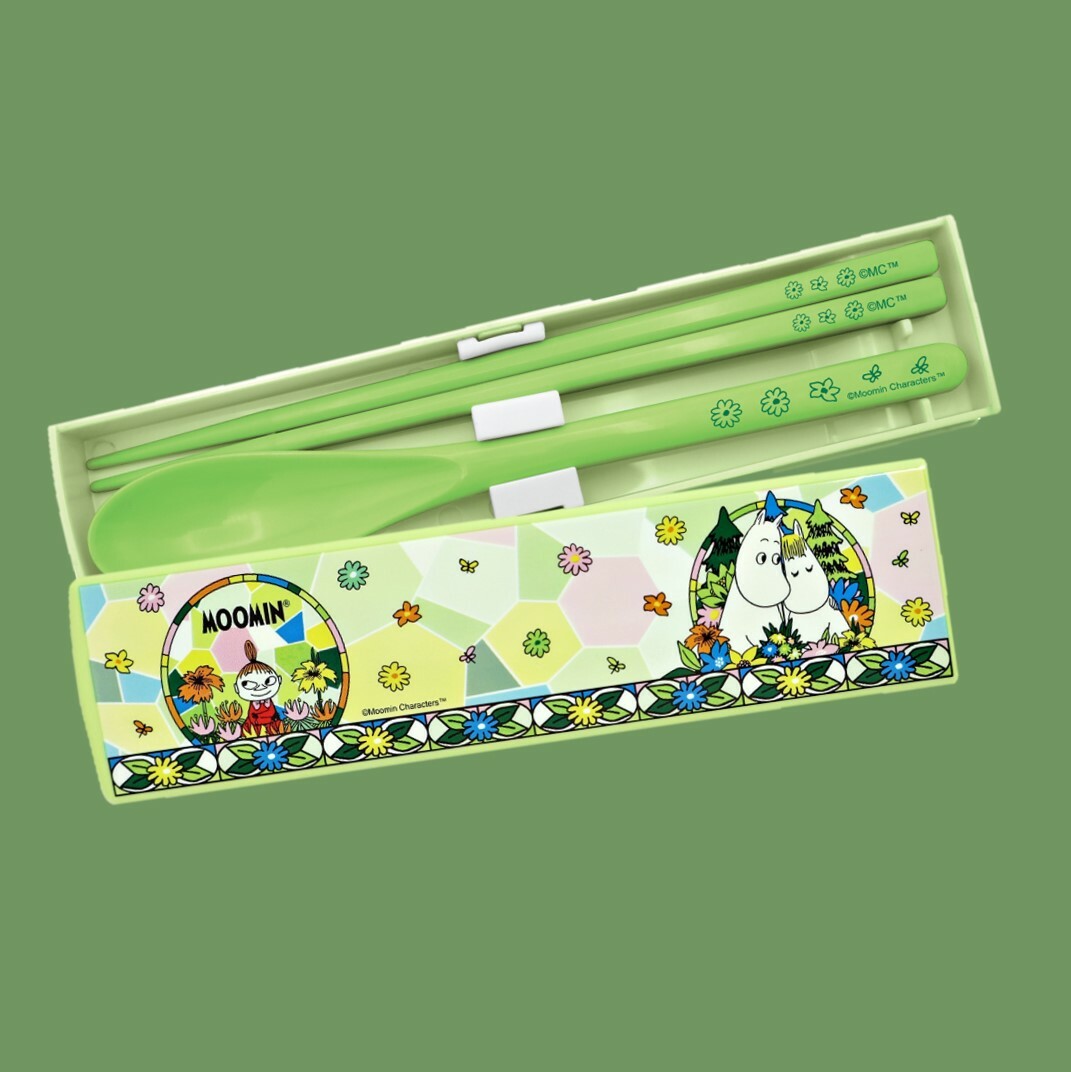 姆明一族 | 餐具套裝 (匙+筷)