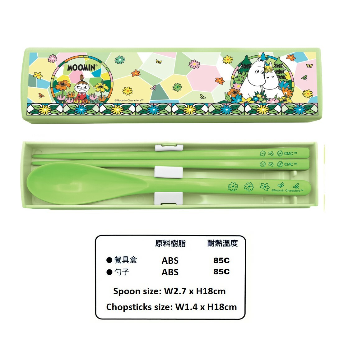 姆明一族 | 餐具套裝 (匙+筷)